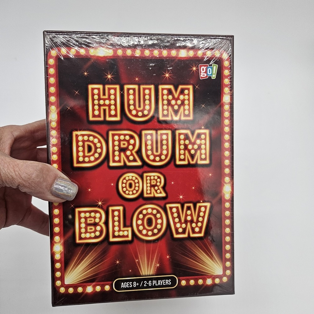 HUM, DRUM OR BLOW: A Great Family Game Night Addition By Go! Games - NEW